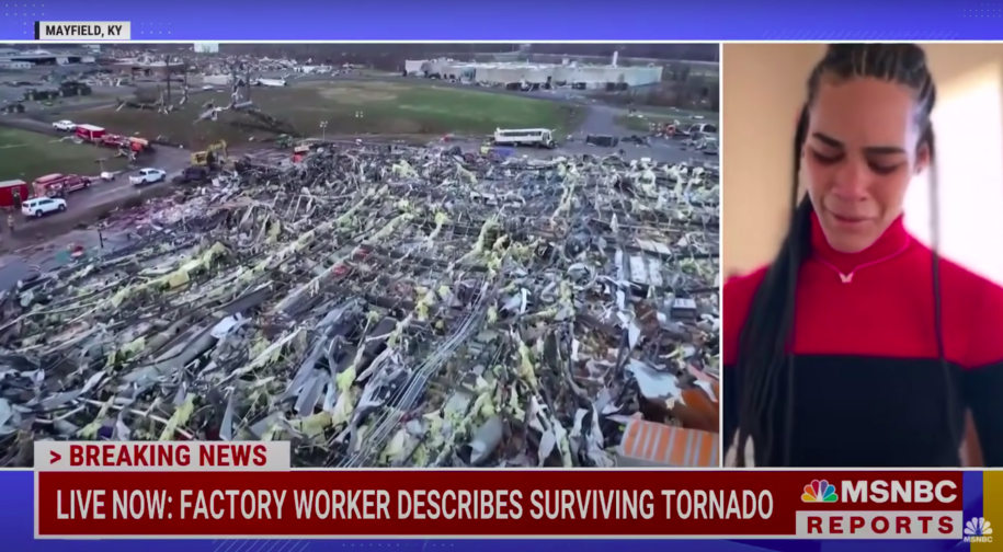 'I thought I was going to die' Kentucky candle factory worker