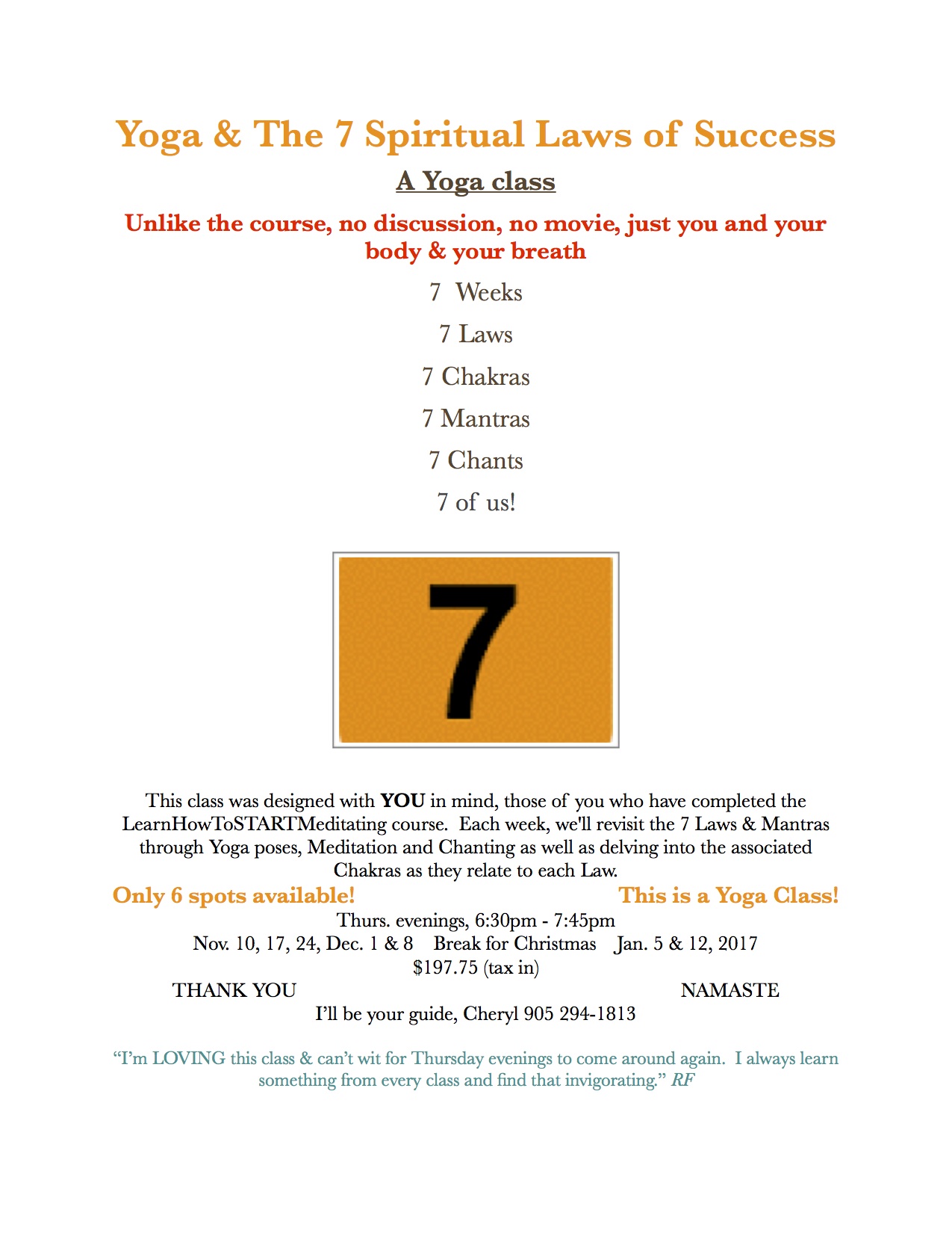 Yoga7SpritualLaws Forward Motion Yoga