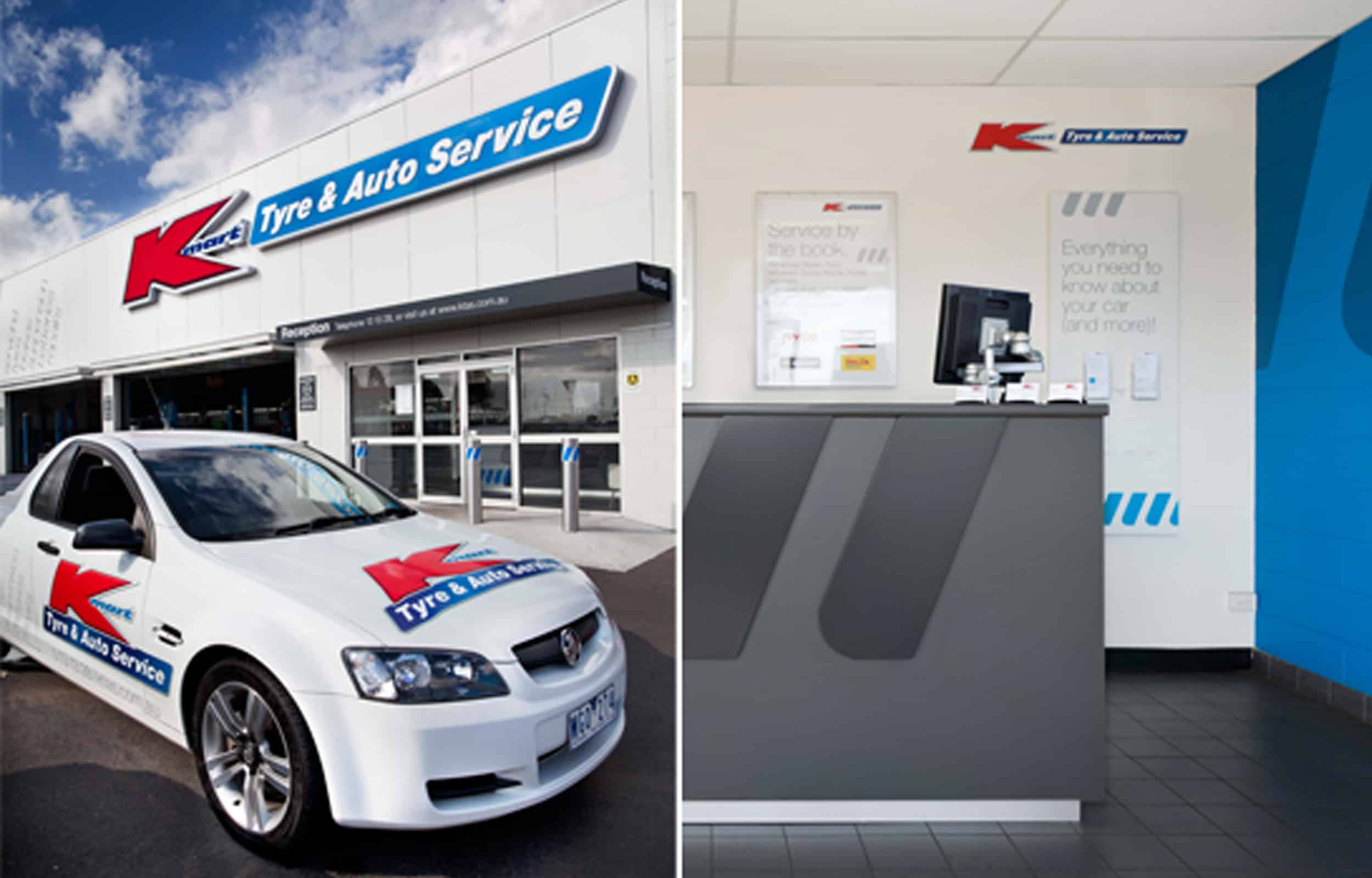 Kmart Type & Auto Service Forward Thinking Design