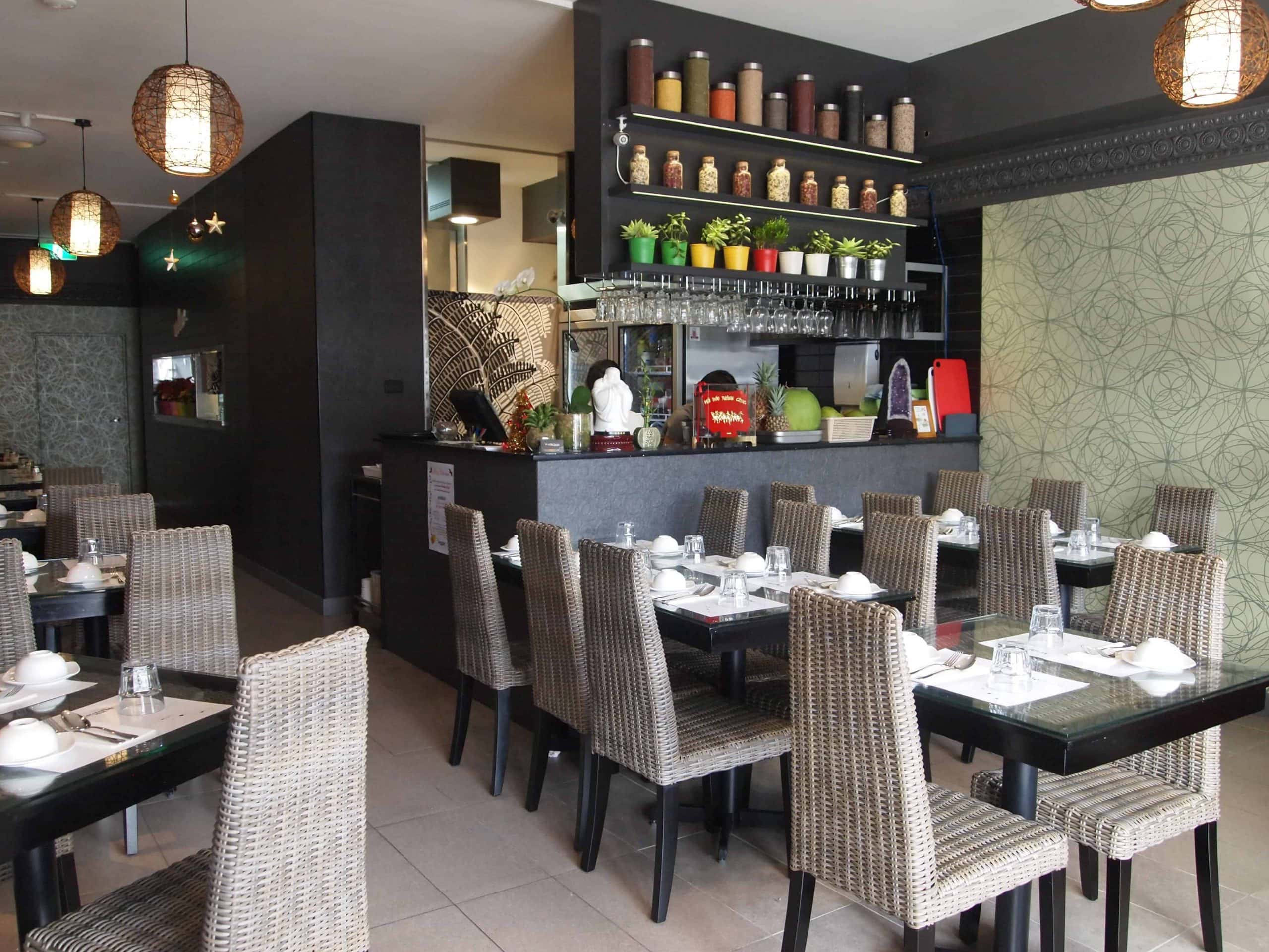 Veggie House Restaurant Interior Forward Thinking Design