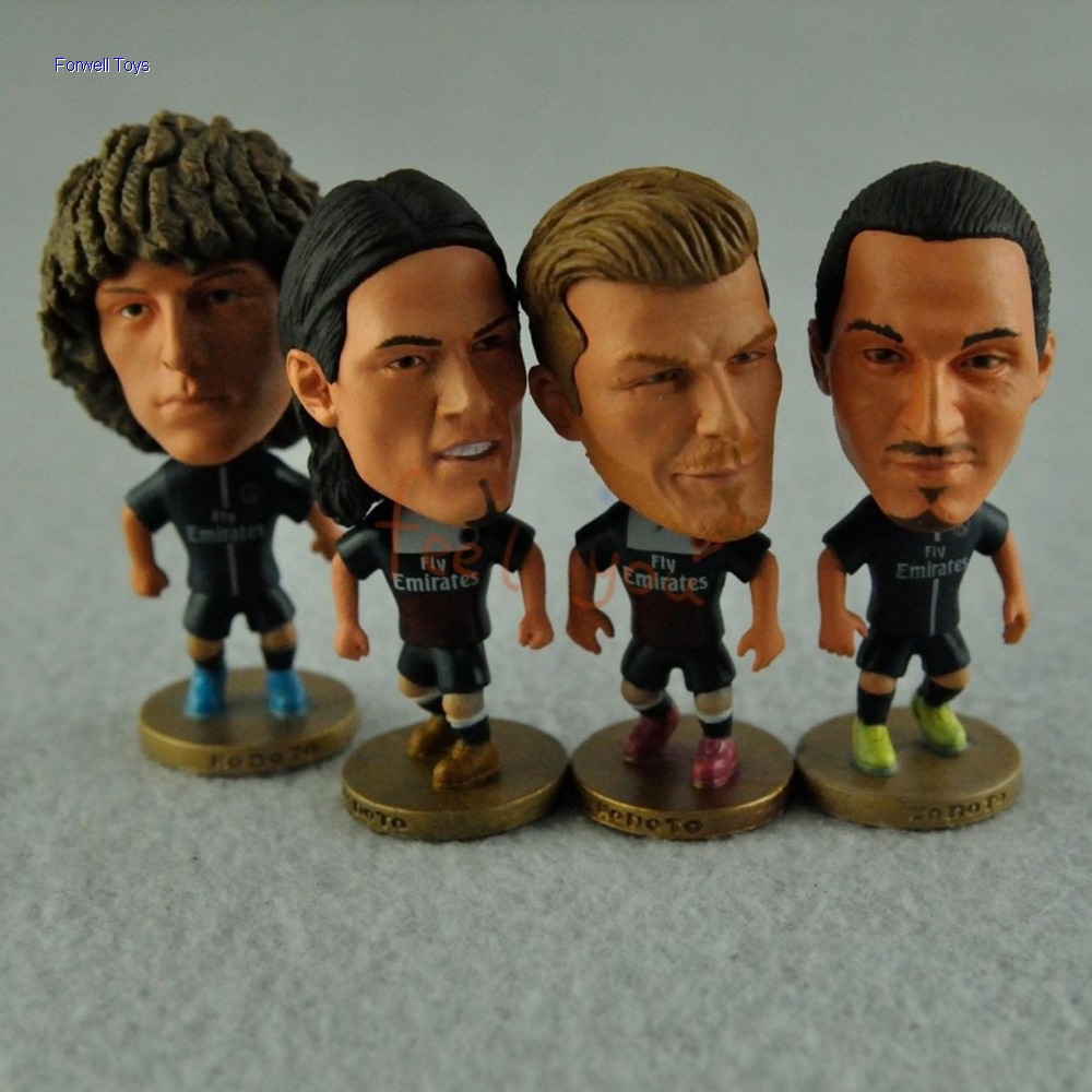 Miniature soccer players professional in 3D printing, plastic toys, Vinyl toys, high quality