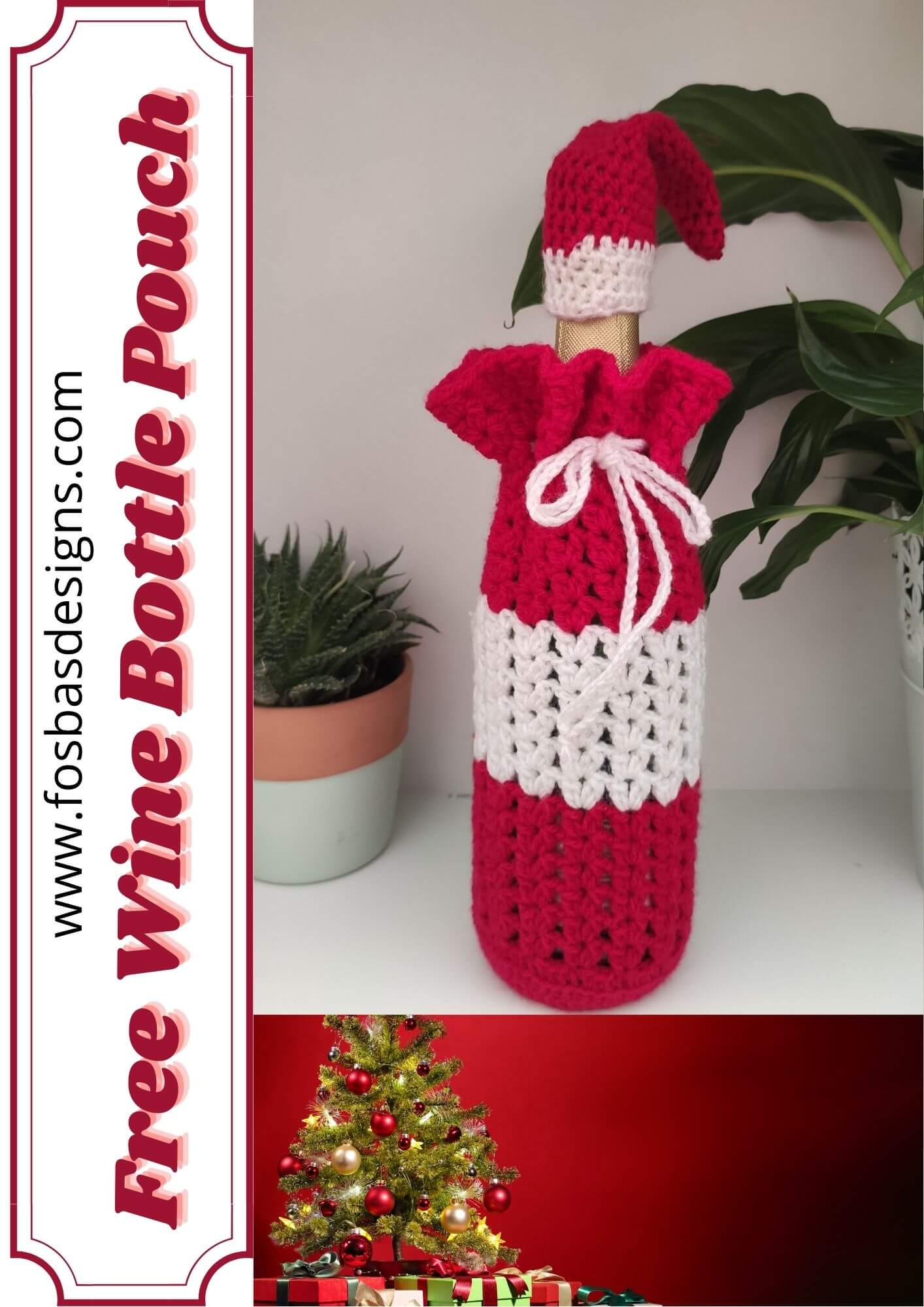 Crochet Wine Bag Pattern Fosbas Designs