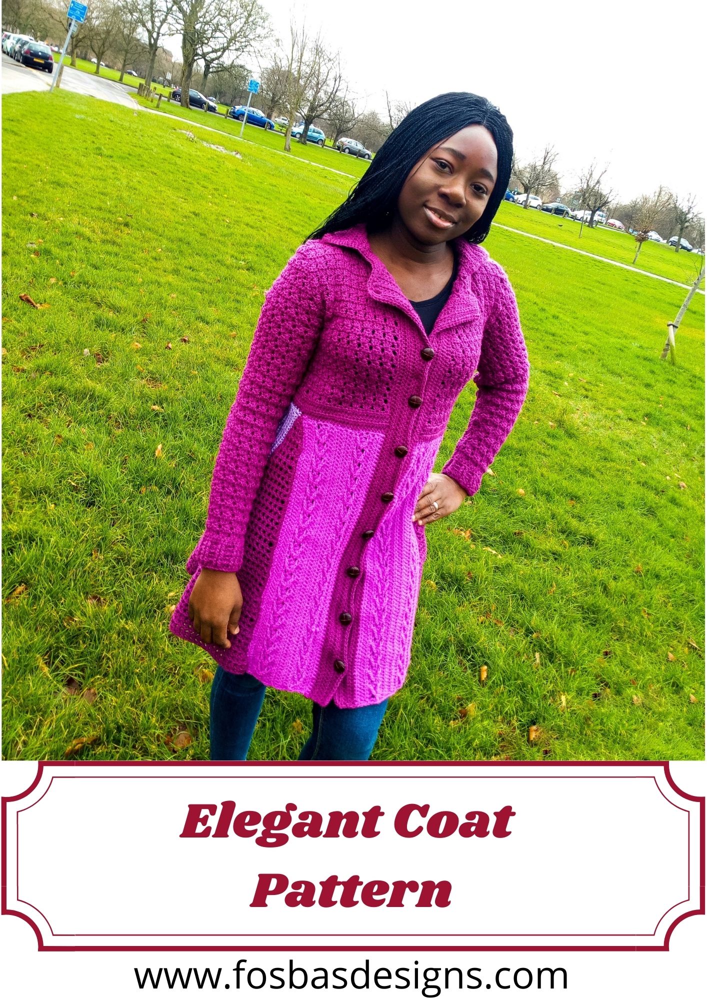 Crochet Coat Pattern Fosbas Designs