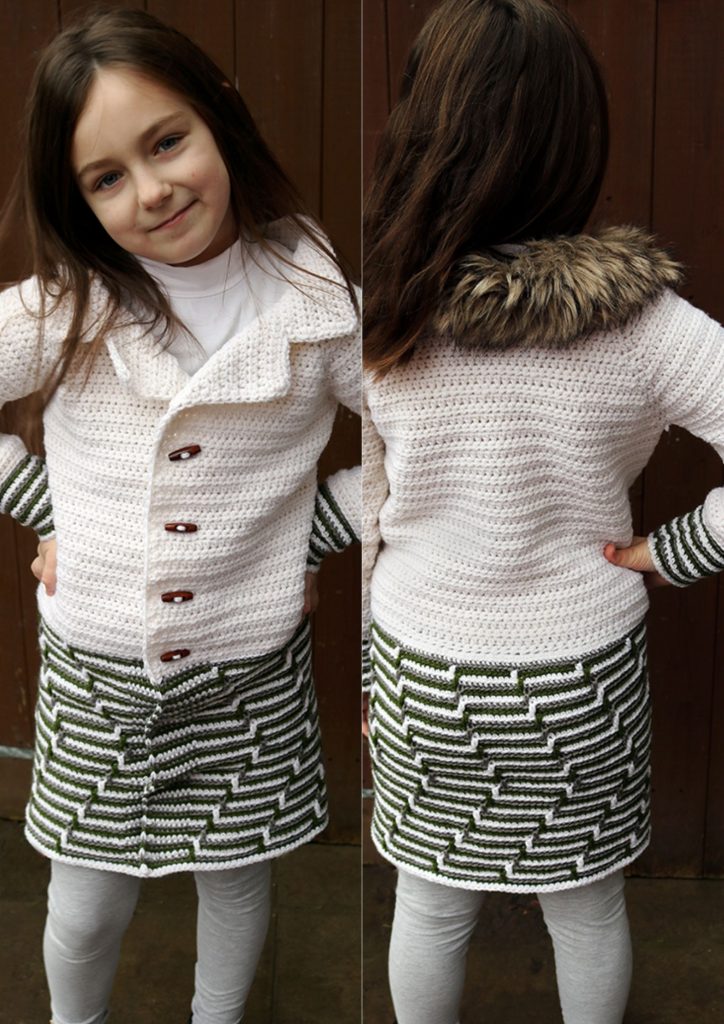 Easy Crochet Coat Pattern Fosbas Designs