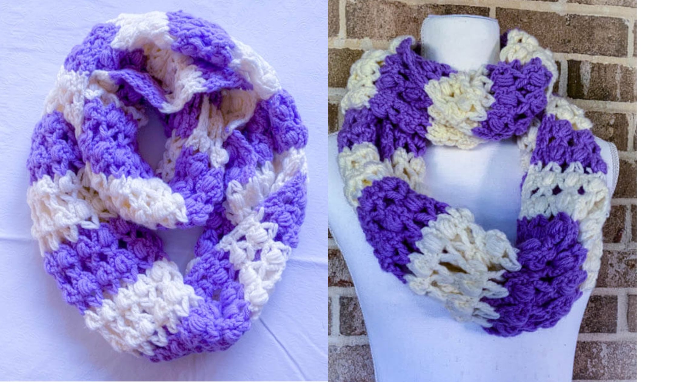 Florence Infinity Crochet scarf Pattern Fosbas Designs