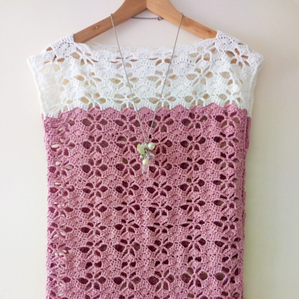 Crochet top pattern Fosbas Designs