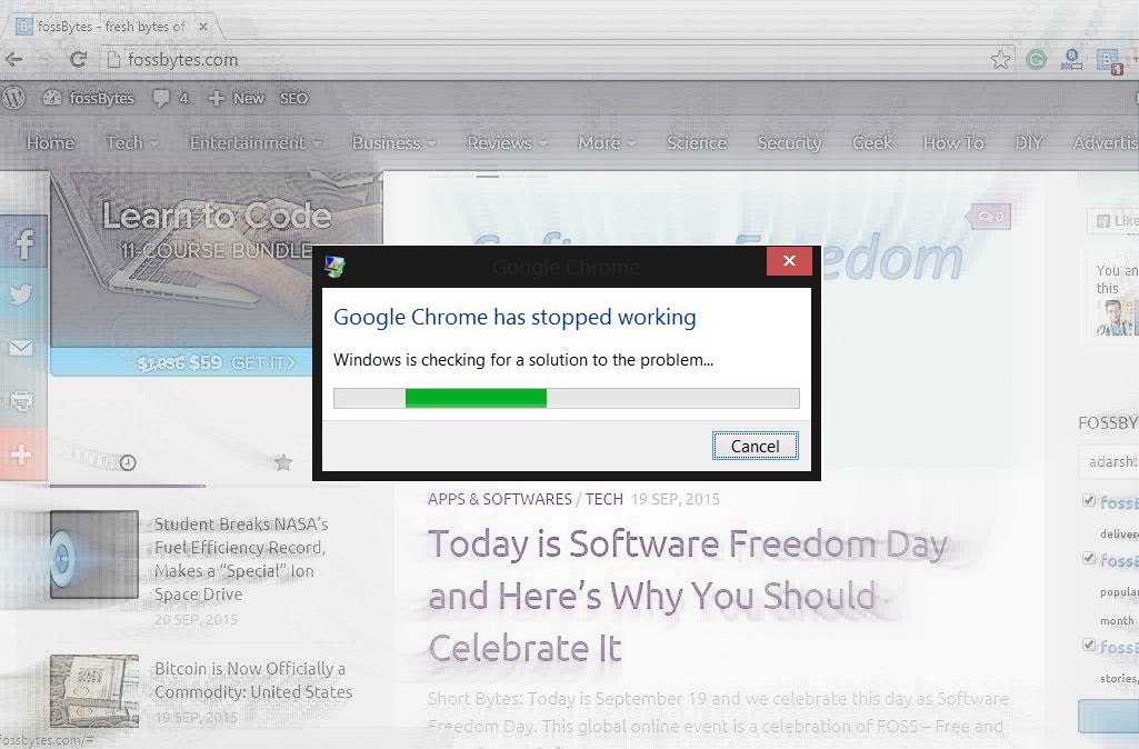 How to Crash Google Chrome With These 16 Characters in 2 Seconds