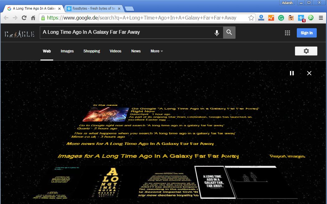 Stop Everything And Google "A Long Time Ago In A Galaxy Far Far Away