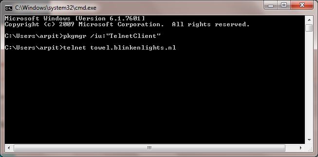 Command Prompt commands