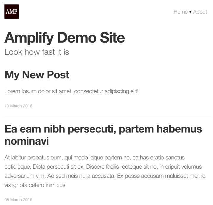 google amp website jekyll