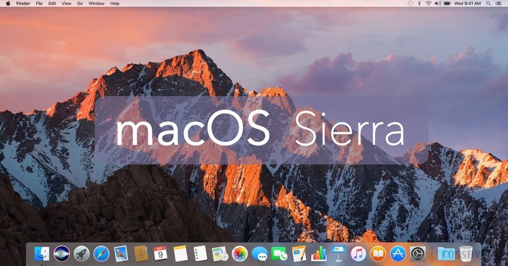 OS X Is Dead Apple's New Desktop Operating System Is "macOS Sierra"