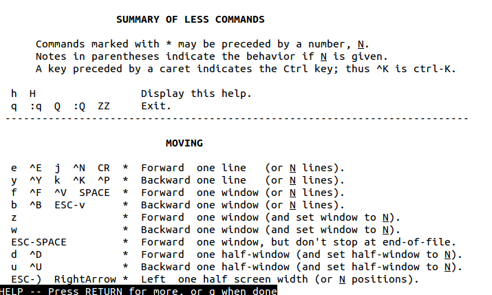Help-Man Pages-&amp;-Their-Navigation
