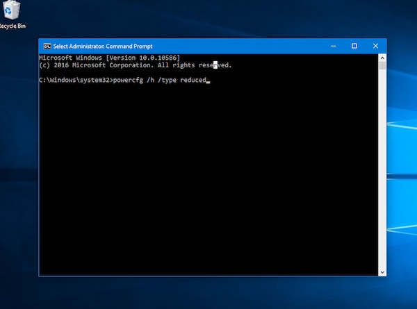 how to save hard disk space windows 10 fast bootup
