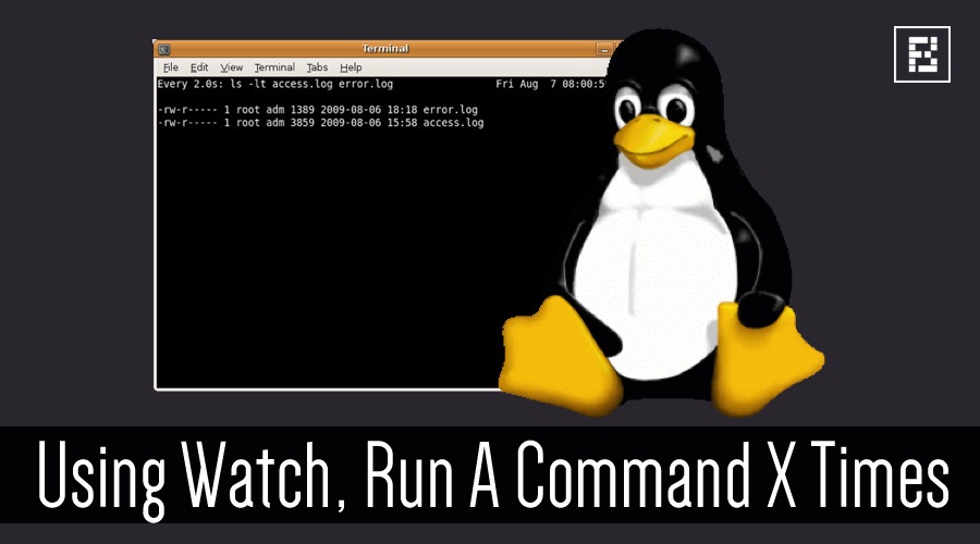 Sameh Attia Linux Lexicon Use Watch Command To Run A Command Every X