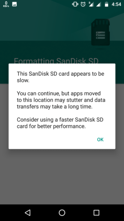 Use SD Card Internal 5
