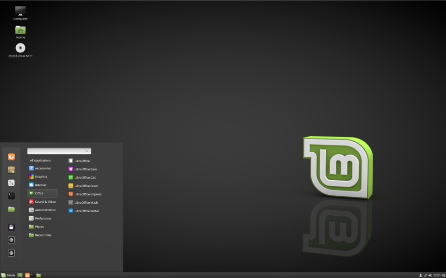 Linux Mint 18.2 Desktop