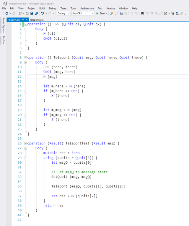 Programming Language for Quantum Computers