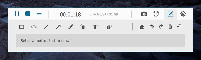 FonePaw Annotations menu