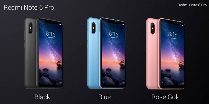 Xiaomi Redmi Note 6 Pro_colors