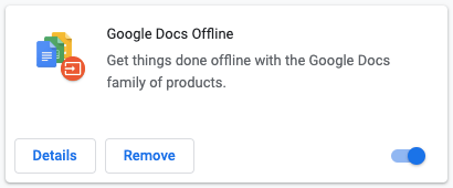 enable/disable chrome extension
