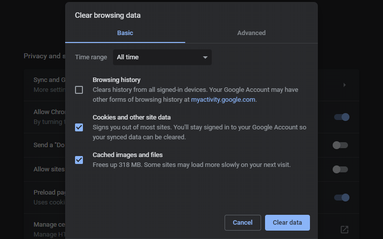 Netflix Is Not Working 3 Clear Browser Cookies