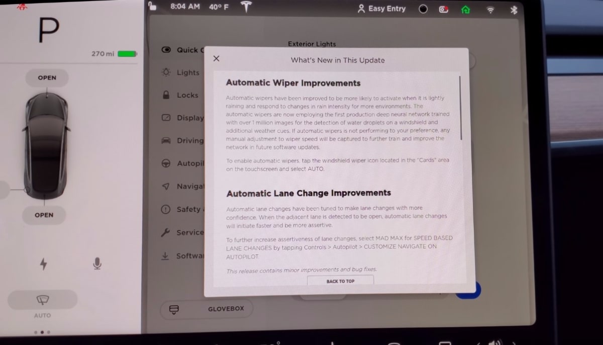 Tesla Model 3 Software Update Superb Lane Changes And Better Wipers
