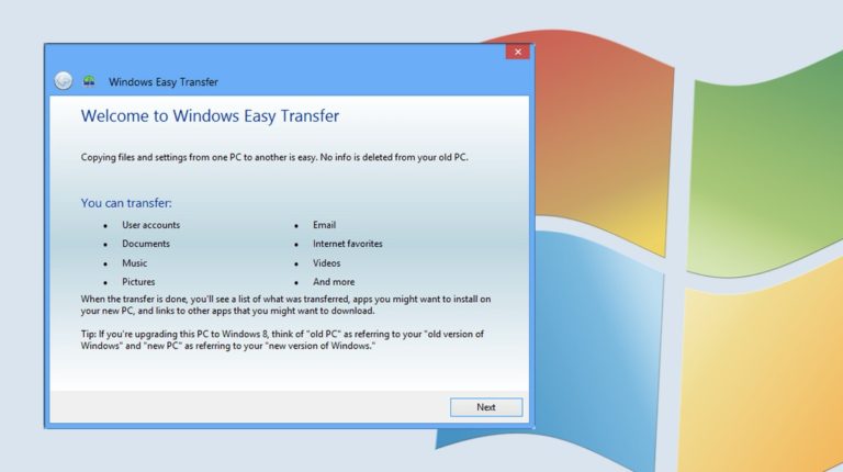 Download Windows 7 Easy Transfer 6.1.7600 for Windows.