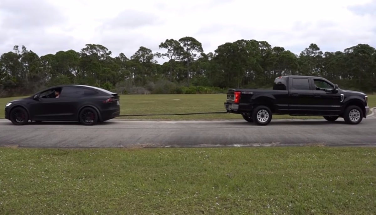 Tesla Model X Vs Ford F250