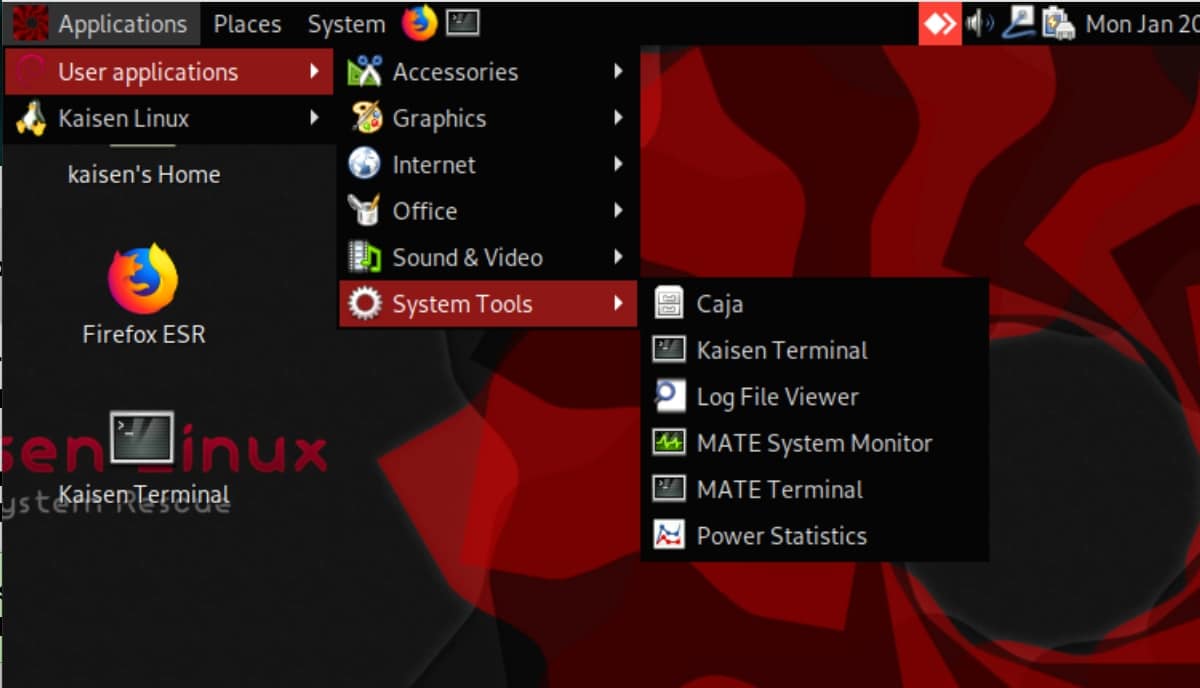 kaisen linux applications