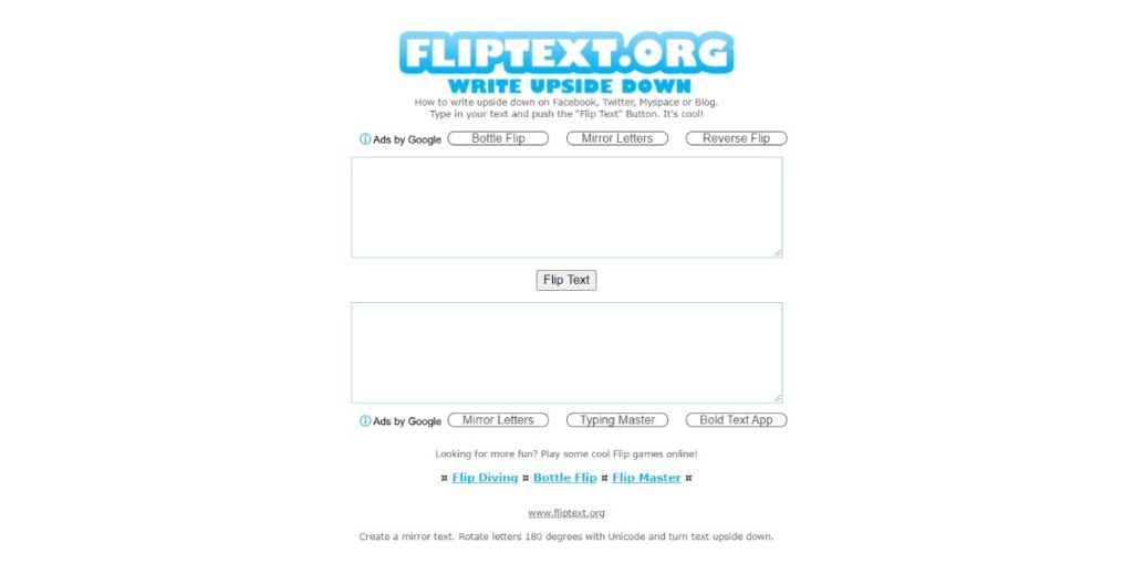 2 Flip Text Upside Down Tool Free FlipText
