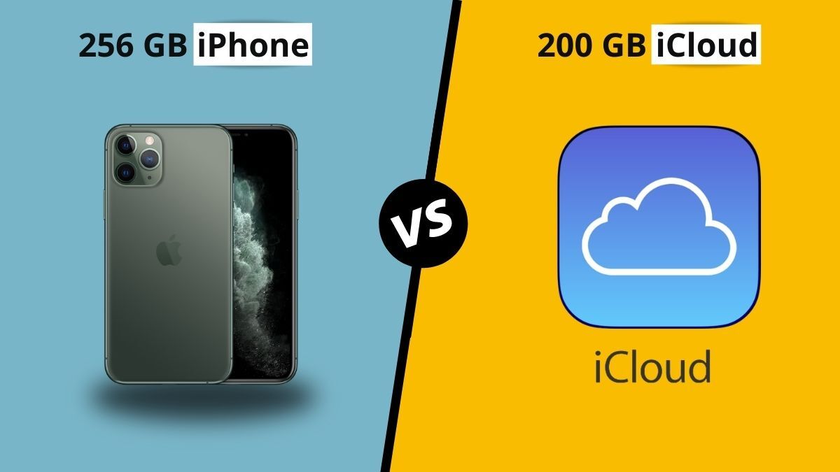 256GB iPhone Vs 200GB iCloud Online Storage Pros And Cons Explained