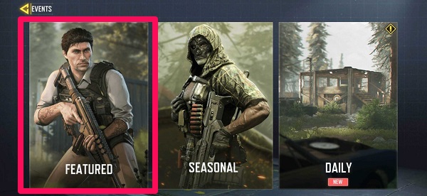 featured event in COD Mobile