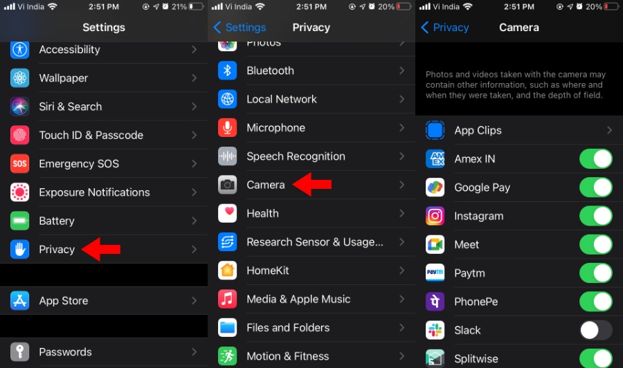 Bagaimana Cara Memeriksa Aplikasi iPhone Apa yang Menggunakan Kamera Anda?