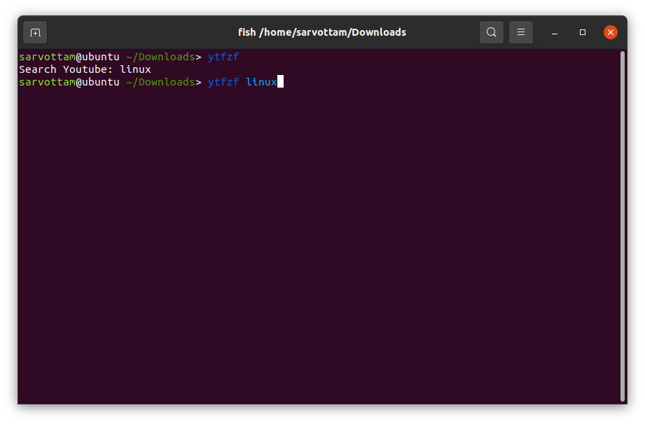 Search YouTube Videos