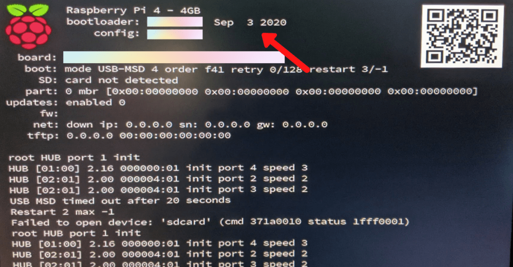 raspberry pi eeprom version