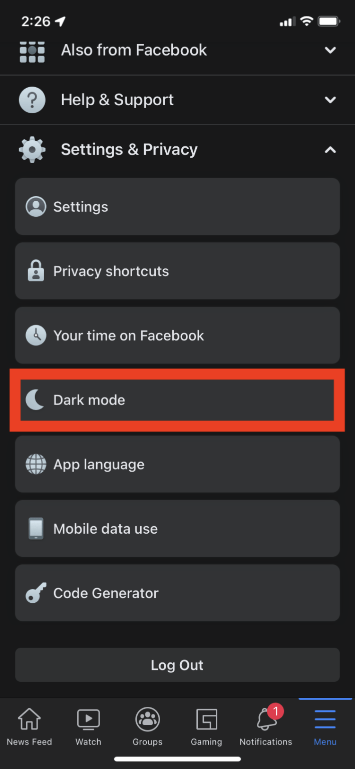 How To Enable Facebook Dark Mode On Its Desktop Version?