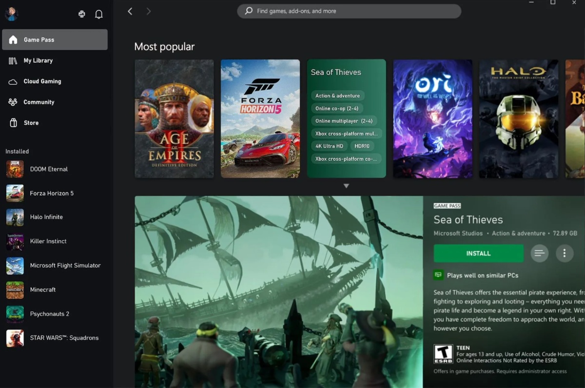 Microsoft Updates Xbox App To Tell If A Game Will Run On Your PC