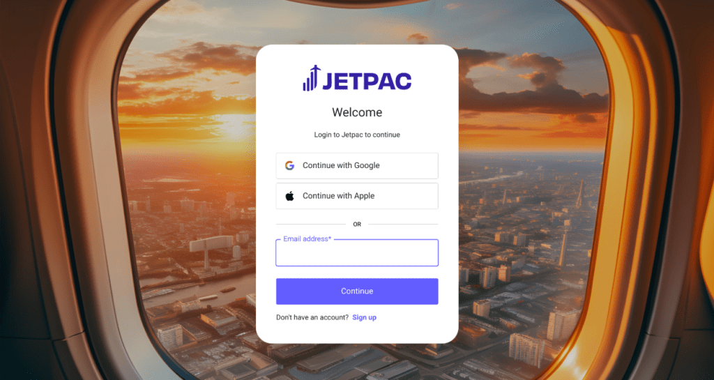 image to Go to the Jetpac website or app