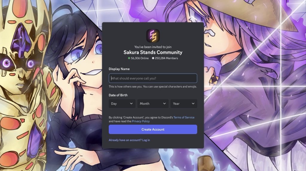 Sakura Stand Discord