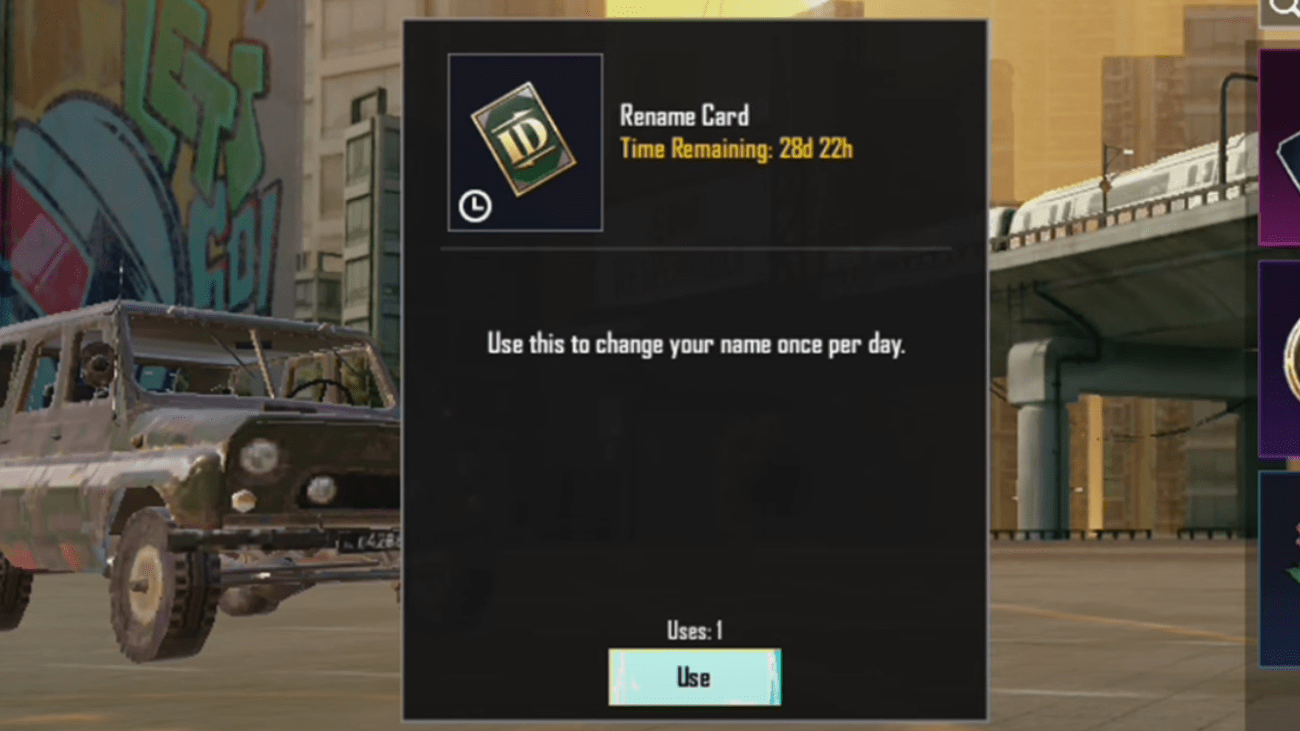 image to Select the Use option that appears.