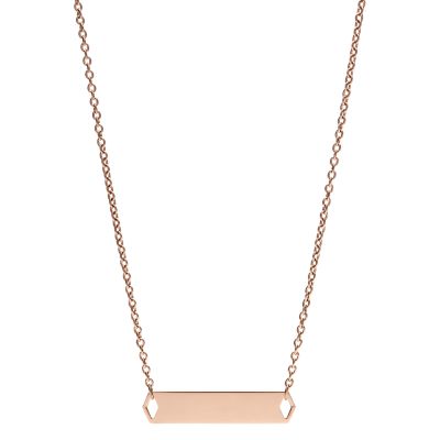 Plaque Necklace Fossil