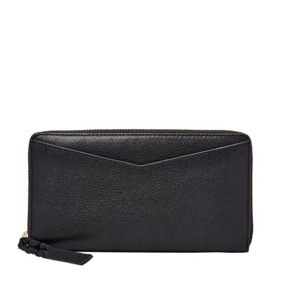 Caroline RFID Zip Around Wallet Fossil