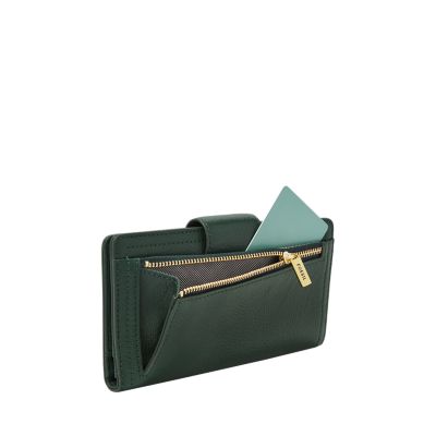 Logan RFID Tab Clutch Fossil