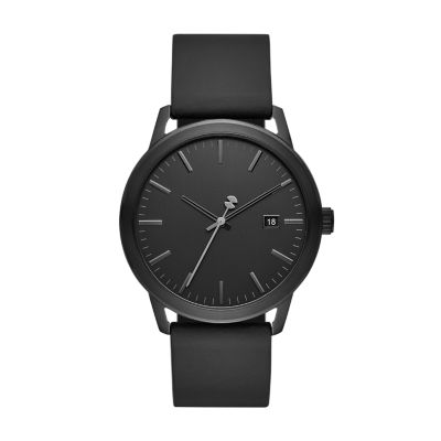 Watch Station Collection ThreeHand Date Black Horween 51 off & Cash Back