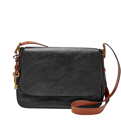 Harper Large Saddle Crossbody Fossil