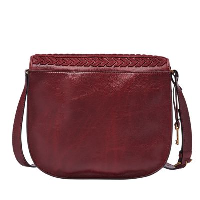Emi Large Saddle Bag Fossil