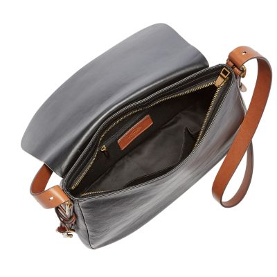 Harper Large Saddle Crossbody Fossil