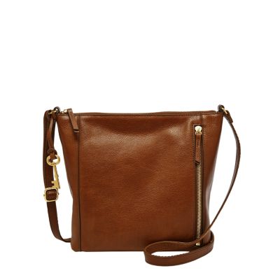 Fossil brown crossbody bag