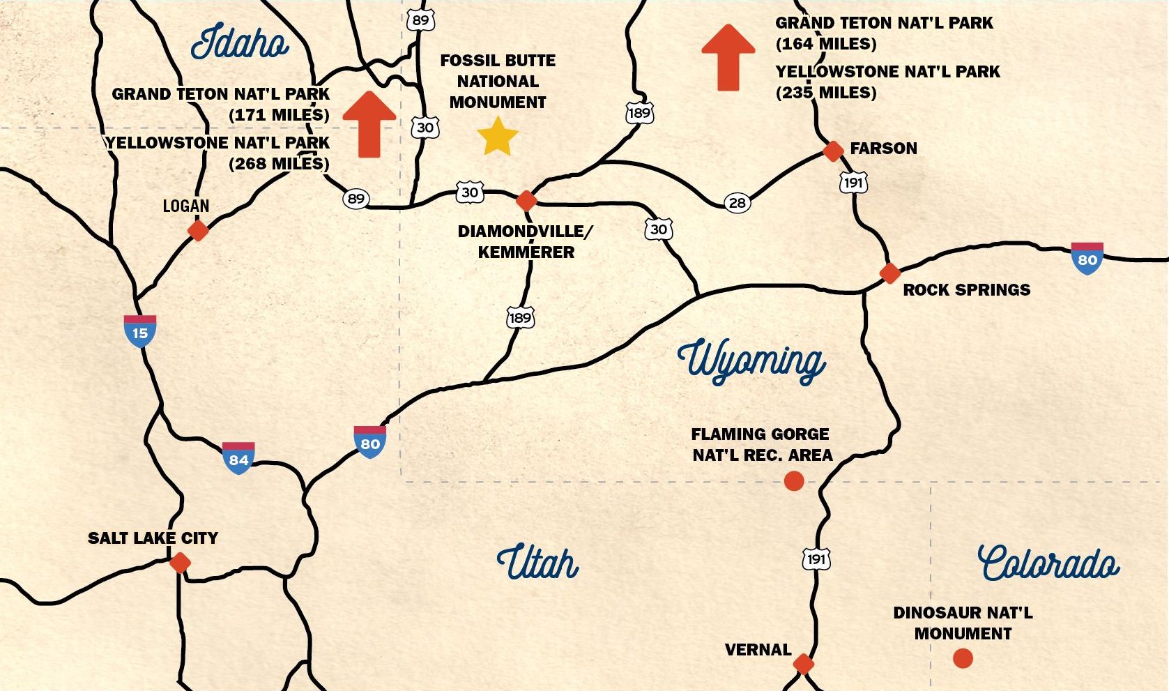 Getting Here Fossil Basin