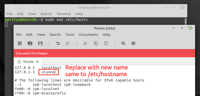 How to Change the Computer Name (Hostname) in Linux Mint 20 FOSTips